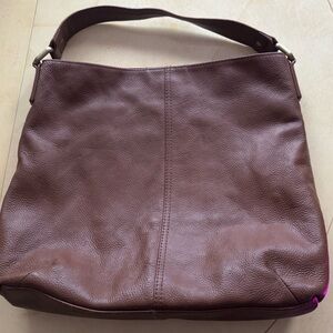 Kooba Large Brown Tote Bag Style Leather Purse via